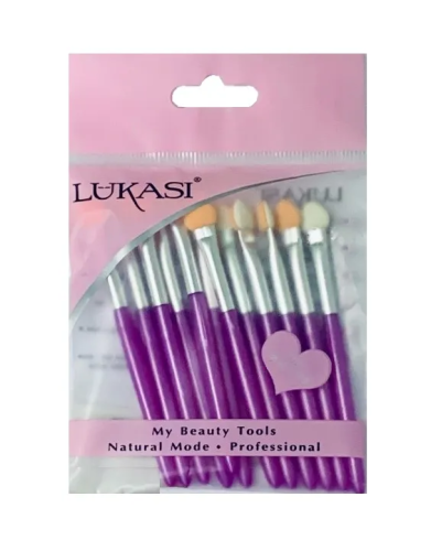 Набор аппликаторов д/макияжа 12шт EL231106229